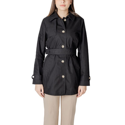 Black Cotton Jackets & Coat