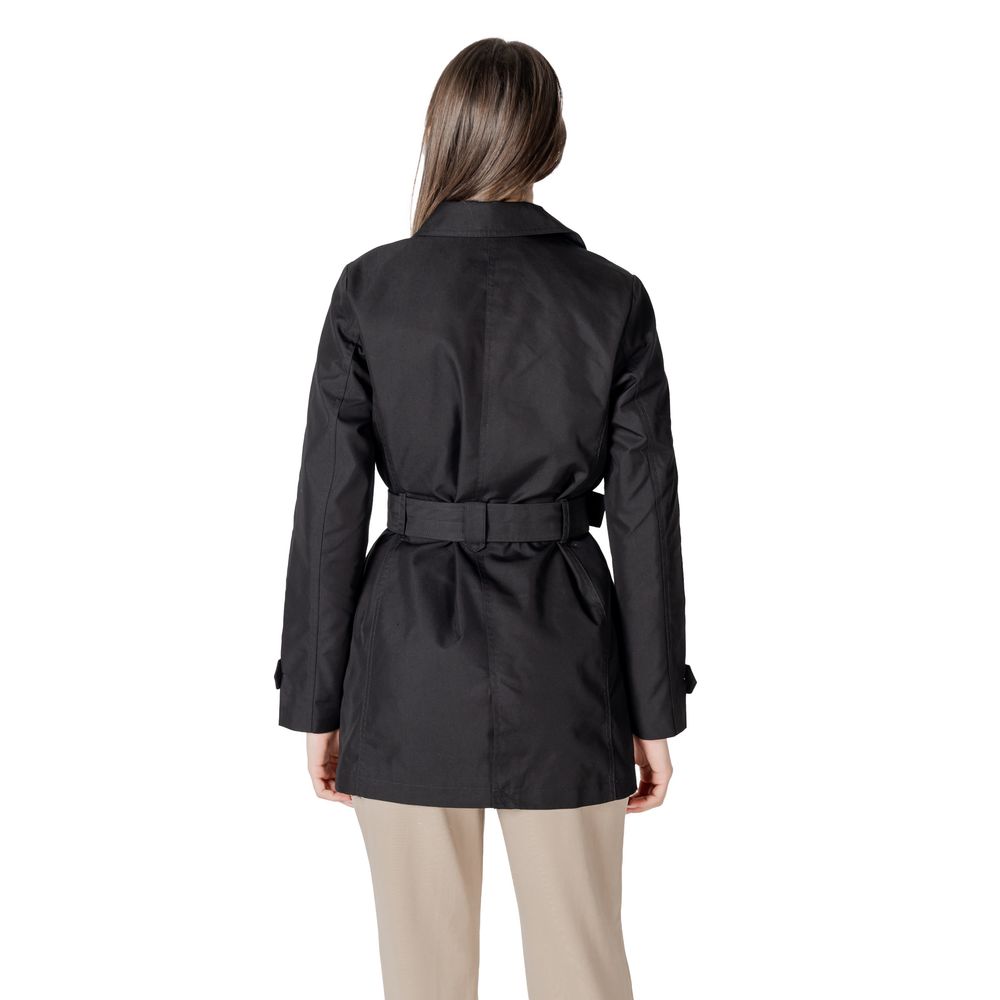 Black Cotton Jackets & Coat