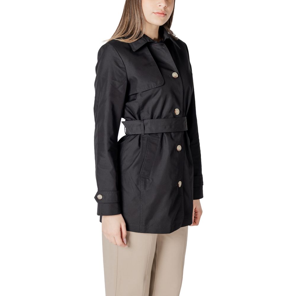 Black Cotton Jackets & Coat