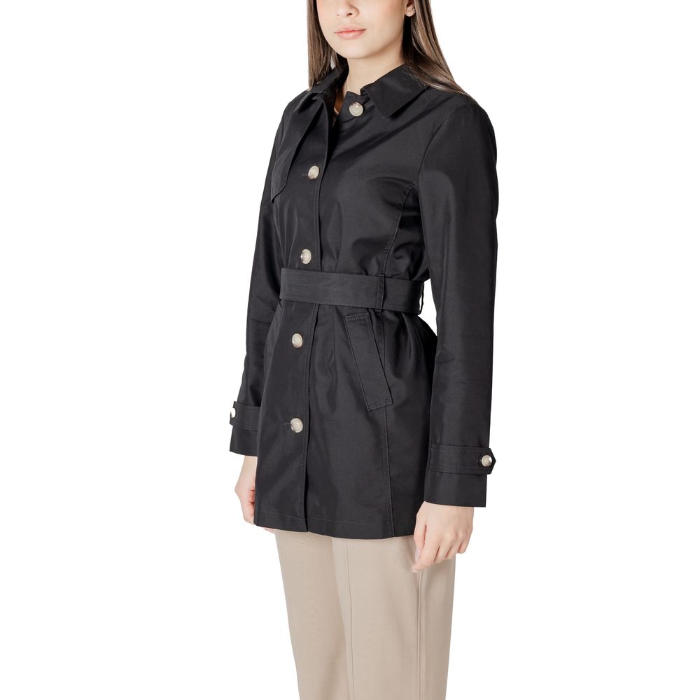 Black Cotton Jackets & Coat