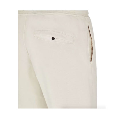 Beige Cotton Men's Trouser