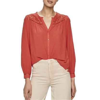 Red Viscose Shirt