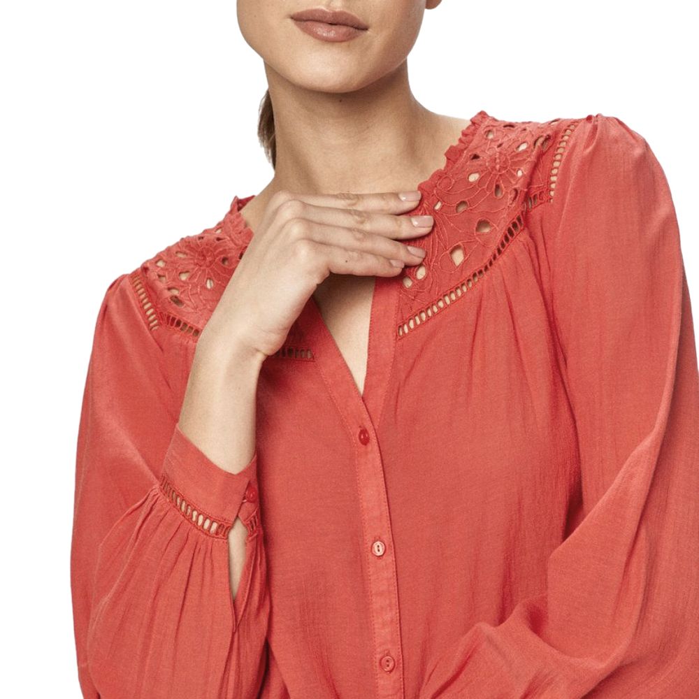 Red Viscose Shirt