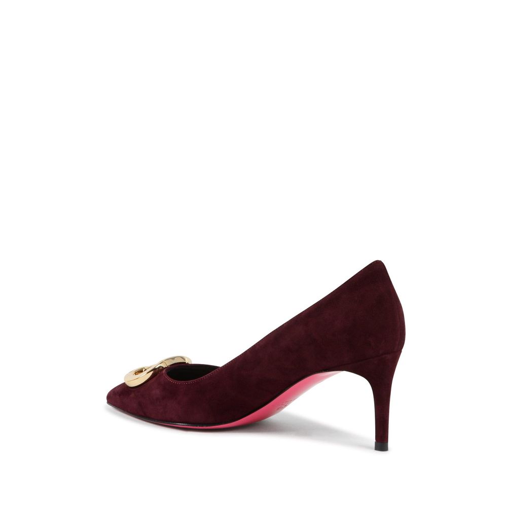 Bordeaux Suede Leather Pump