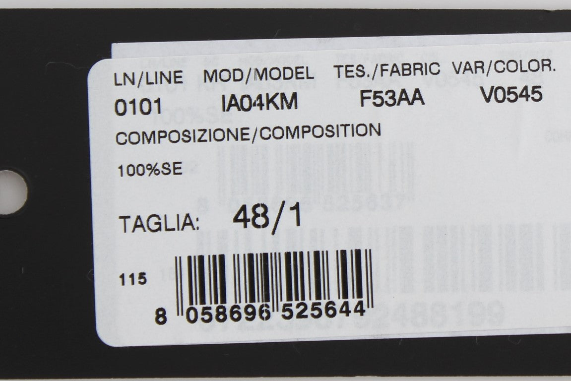Eleganter grauer Pullover mit Rundhalsausschnitt aus Seide