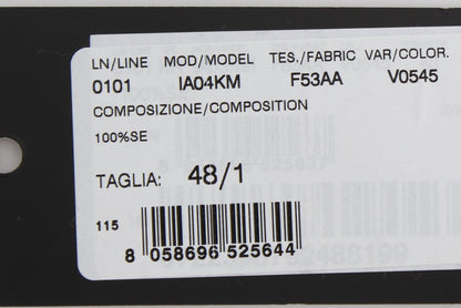 Eleganter grauer Pullover mit Rundhalsausschnitt aus Seide