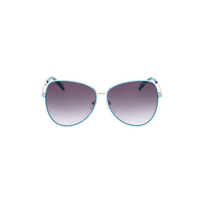 Brown Metal Sunglasses