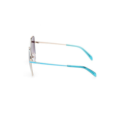 Brown Metal Sunglasses