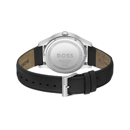 Black Leather Watch