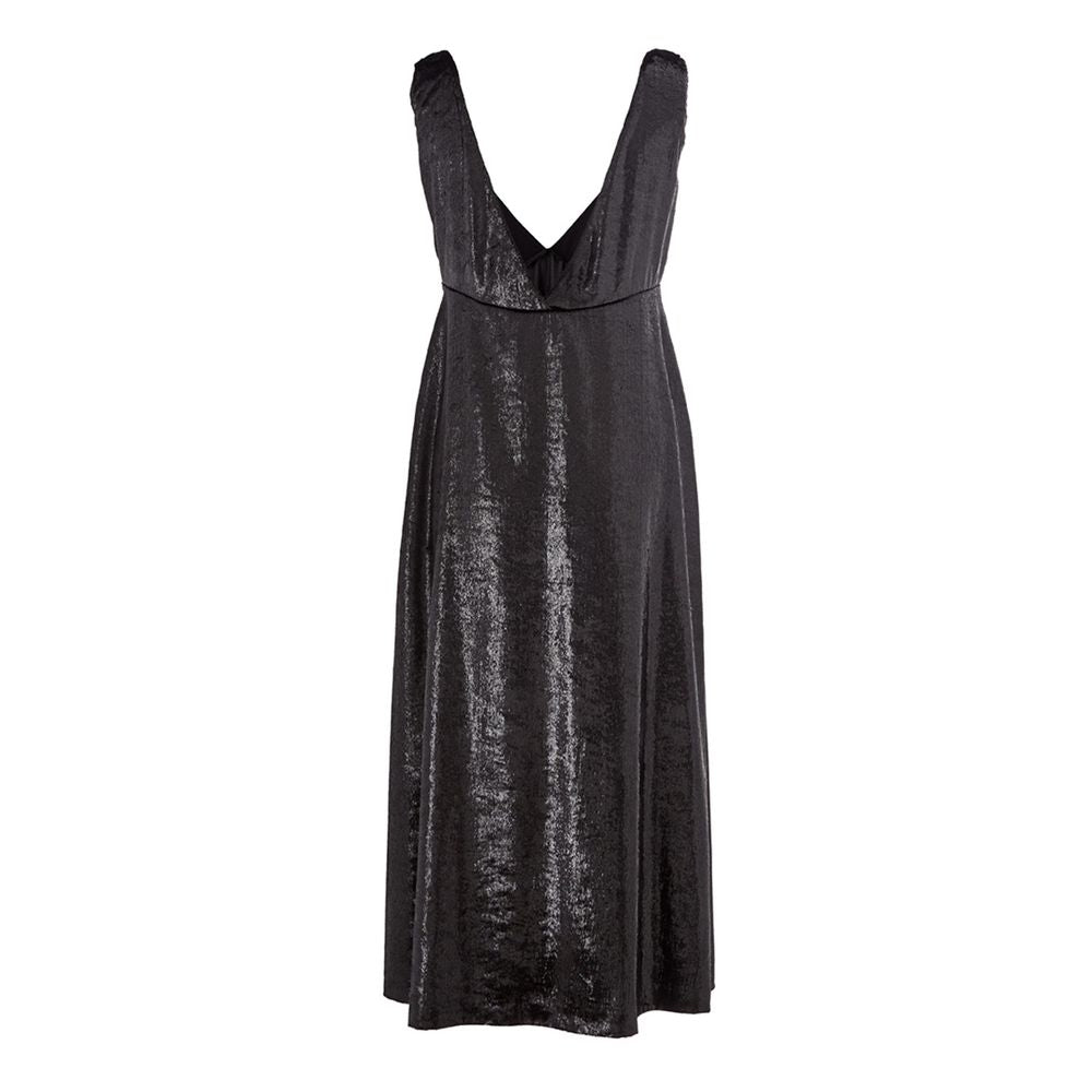 Elegantes schwarzes Kleid aus Polyester