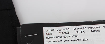 Elegante schwarze Torero Caprihose