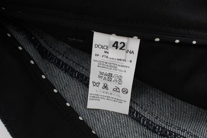 Bestickte Capri Jeans für elegantes Styling