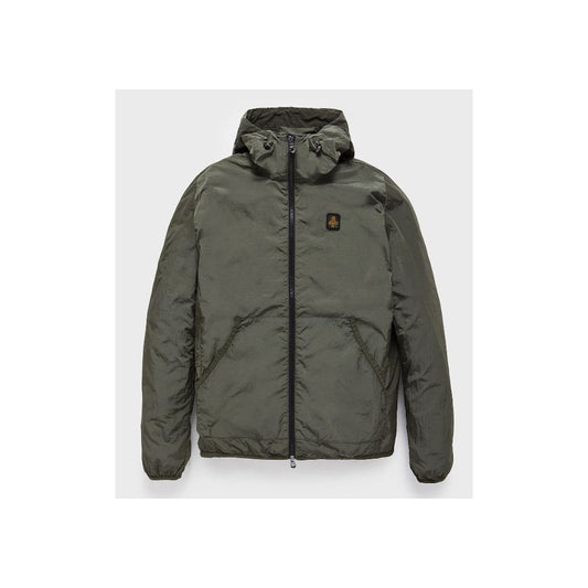 Green Polyamide Men's Jacket