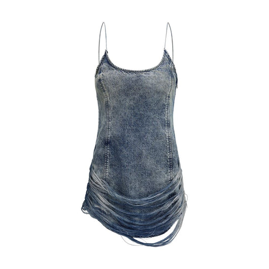 De-dra-short-fsg Mini Dress in denim