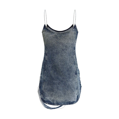 De-dra-short-fsg Mini Dress in denim