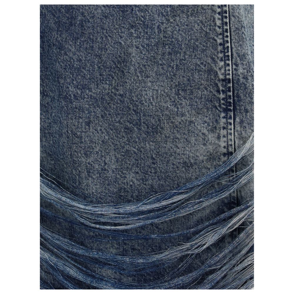 De-dra-short-fsg Mini Dress in denim