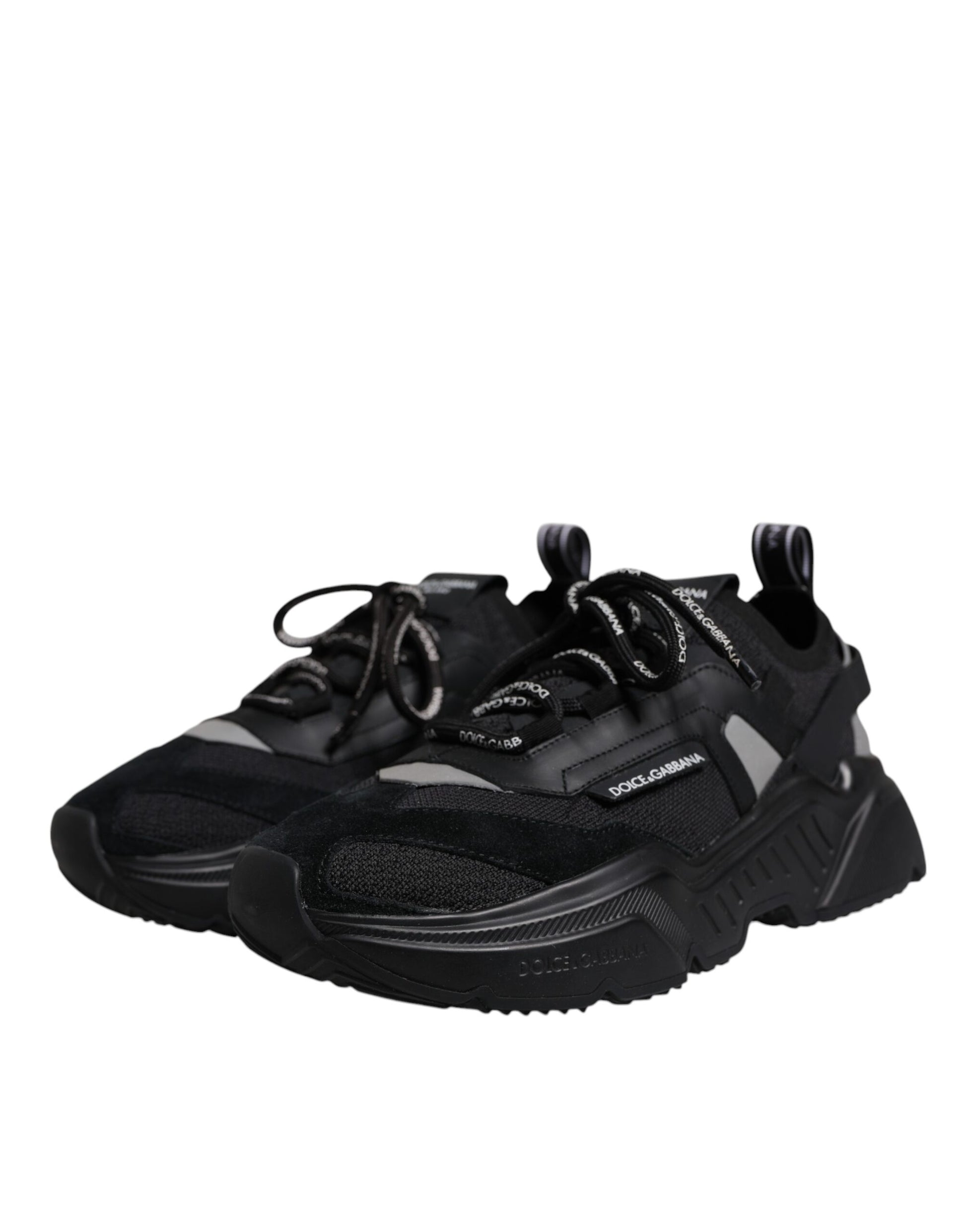 Black Leather Daymaster Low Top Sneaker Shoes