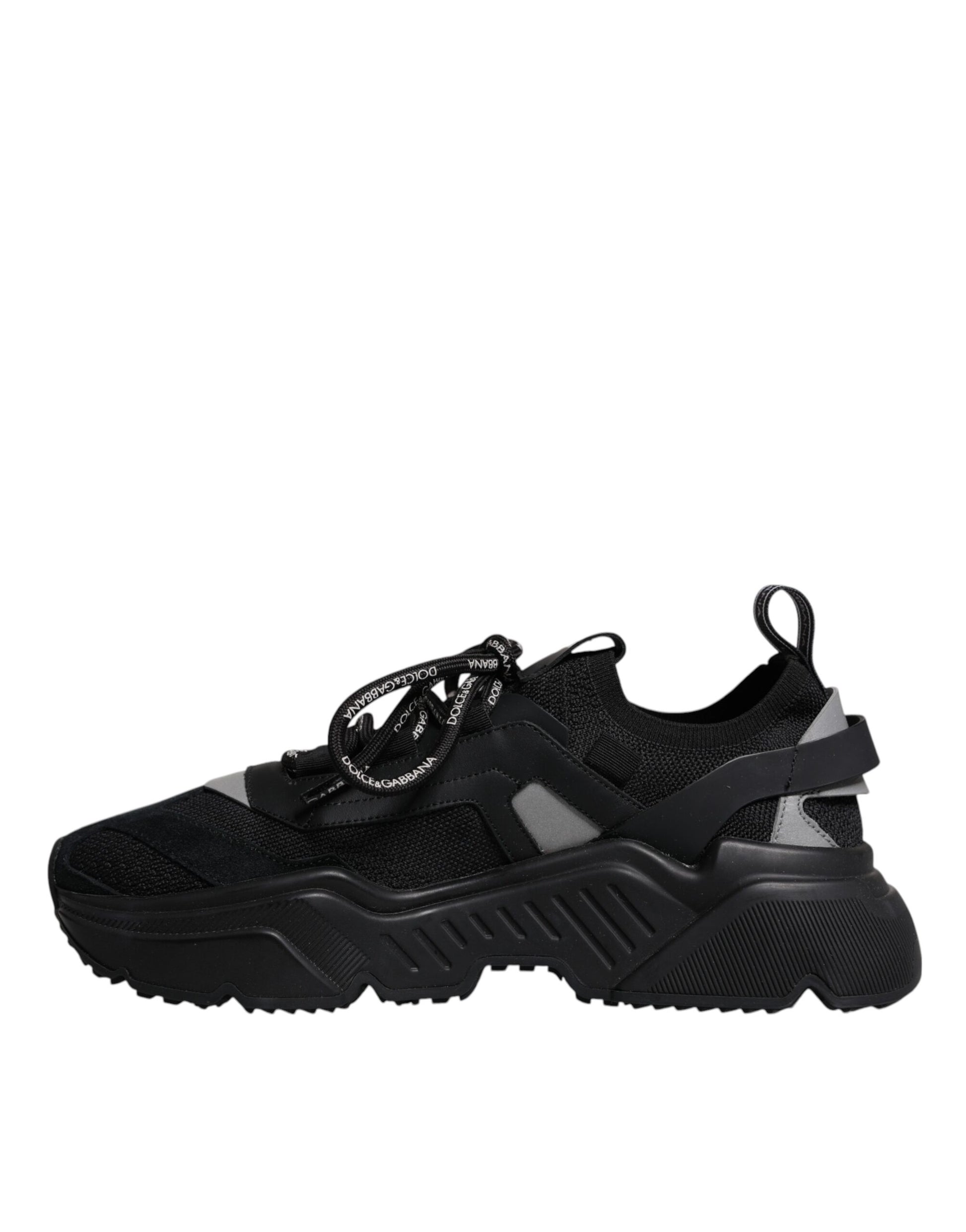 Black Leather Daymaster Low Top Sneaker Shoes
