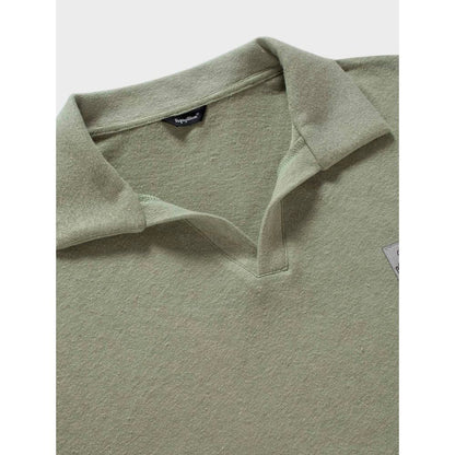 Green Cotton Polo Shirt