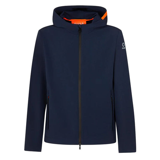 Blue Polyester Jacket