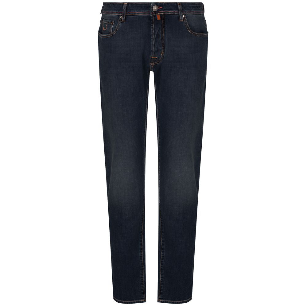 Blue Cotton Jeans & Pant