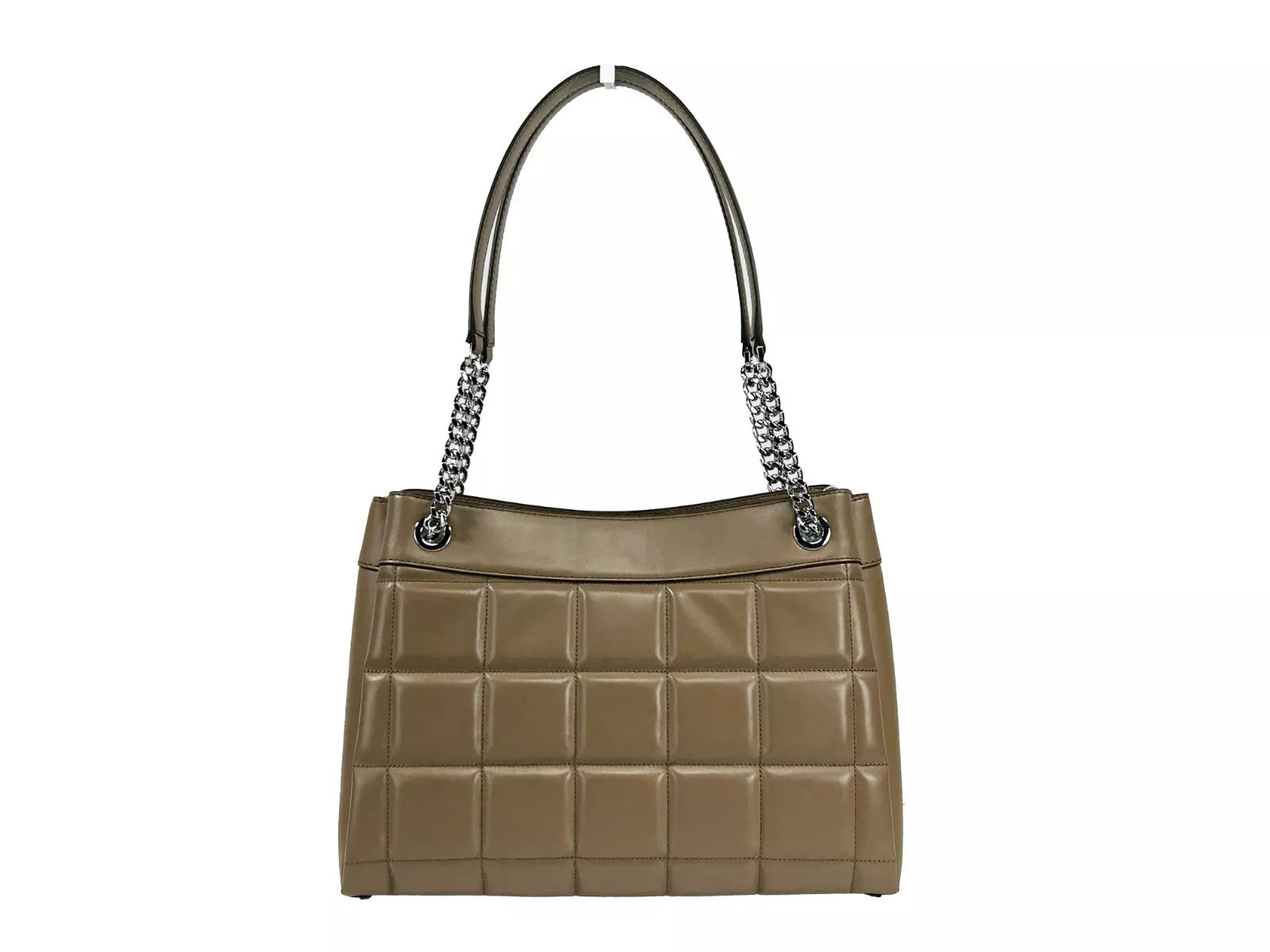 Susan Medium Chain Shoulder Tote Bag Driftwood