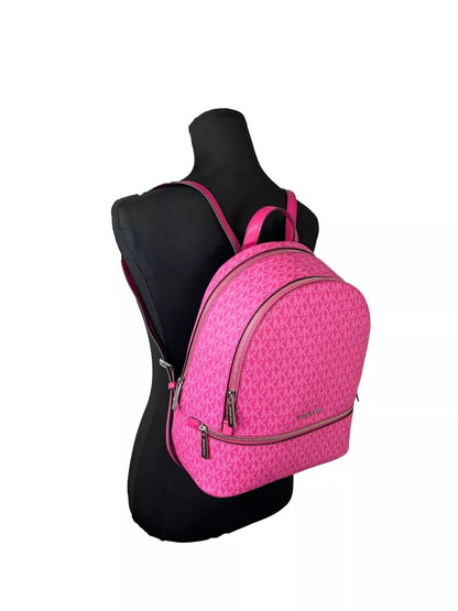 Rhea Medium PVC Backpack Bookbag Dragon Fruit