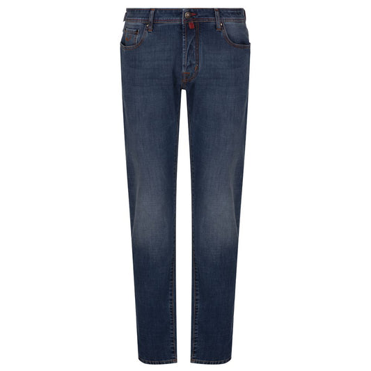 Blue Cotton Jeans & Pant