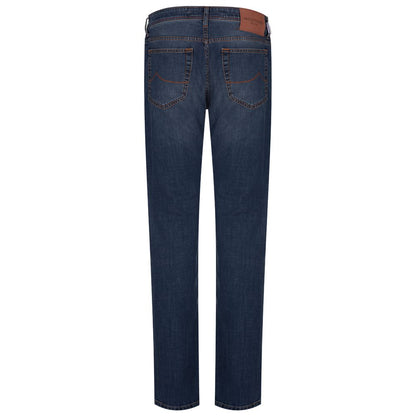 Blue Cotton Jeans & Pant