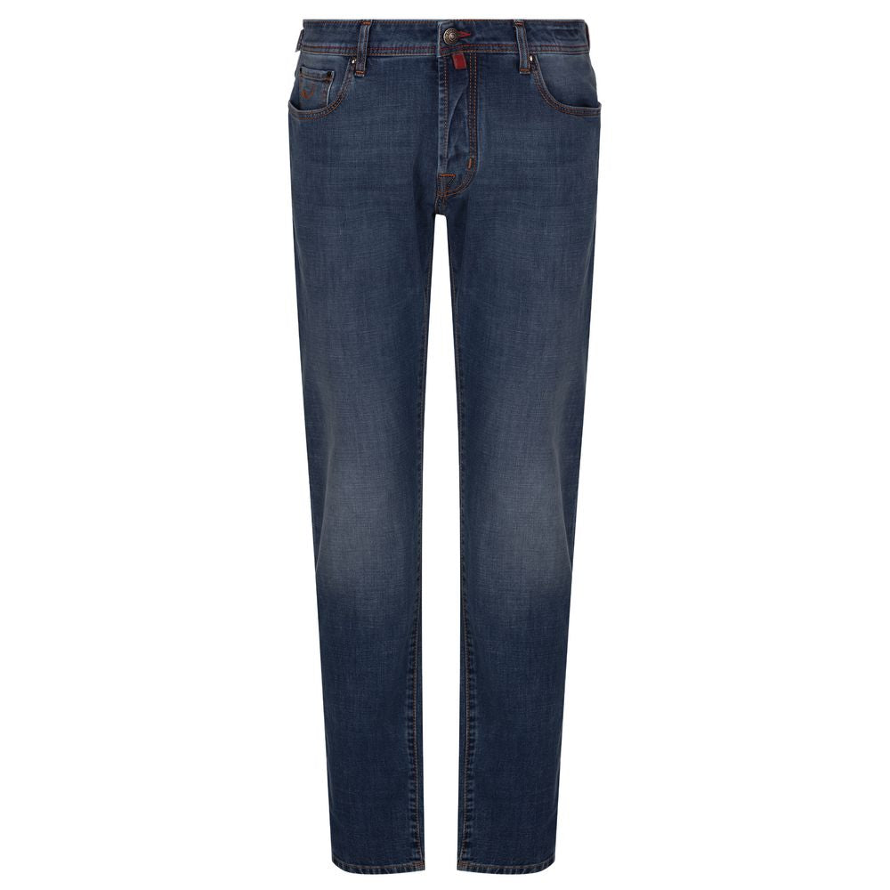 Blue Cotton Jeans & Pant