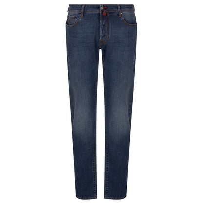 Blue Cotton Jeans & Pant