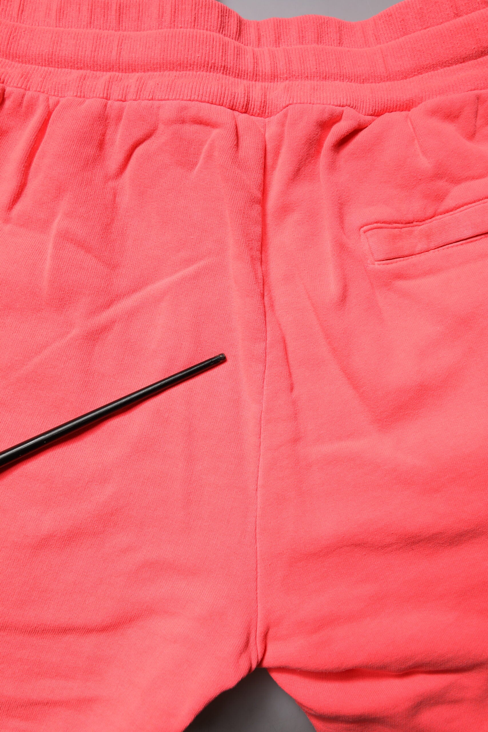 Neon Red Cotton Jogger Men Sweatpants Pants