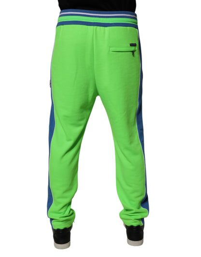 Green Blue Jogger Sweatpants Pants
