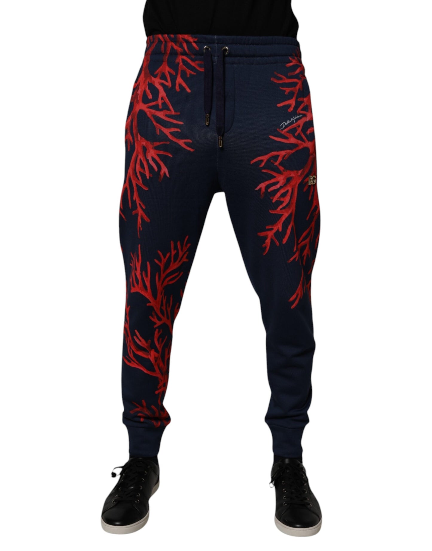 Dark Blue Corals Jogger Men Sweatpants Pants
