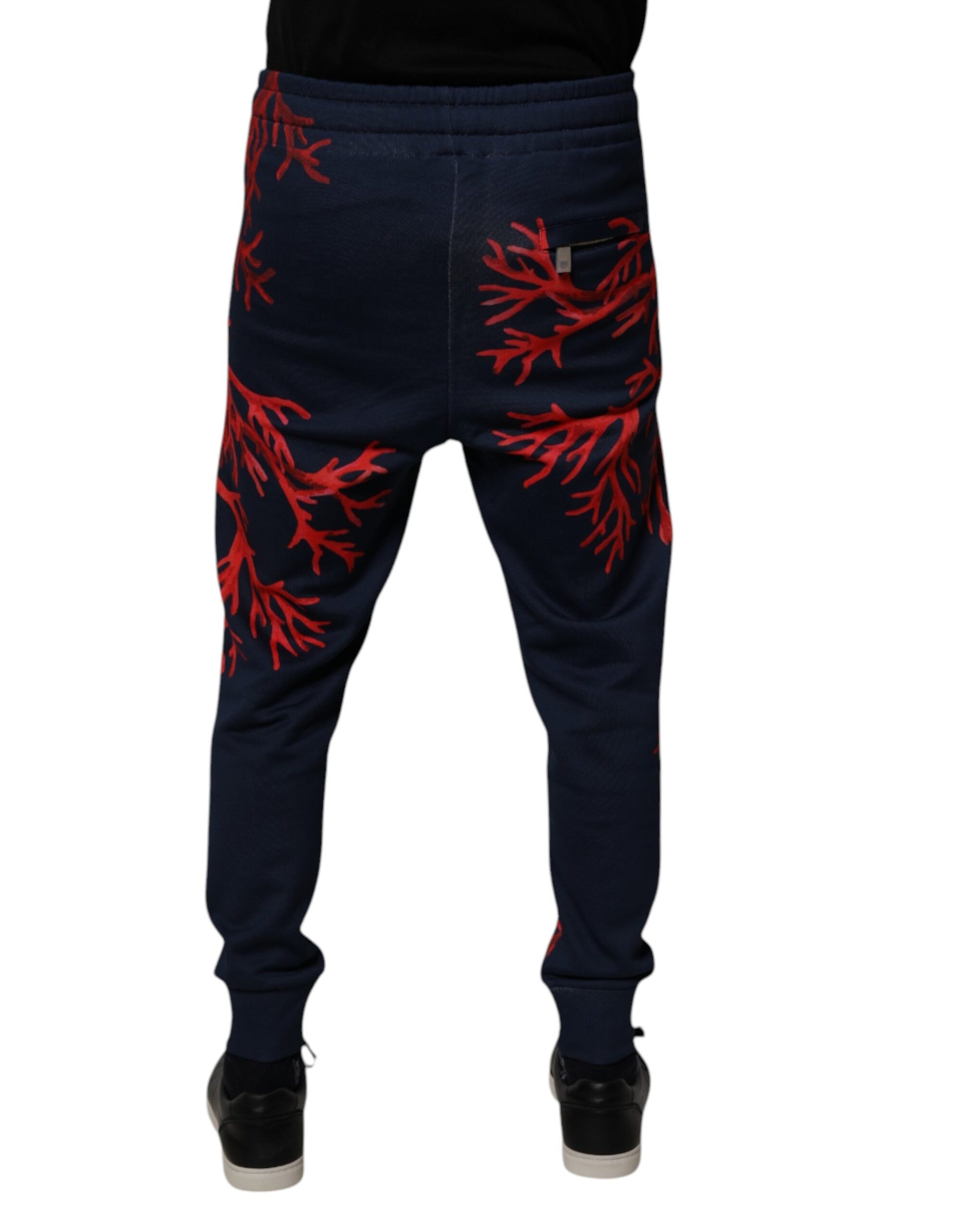 Dark Blue Corals Jogger Men Sweatpants Pants