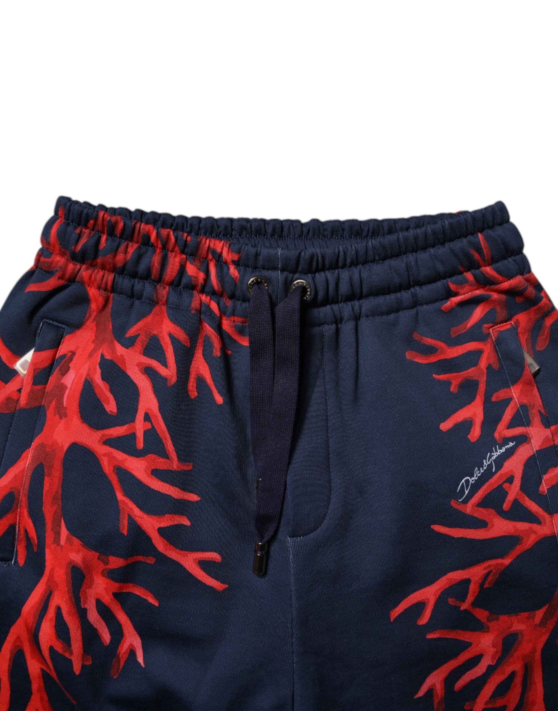 Dark Blue Corals Jogger Men Sweatpants Pants