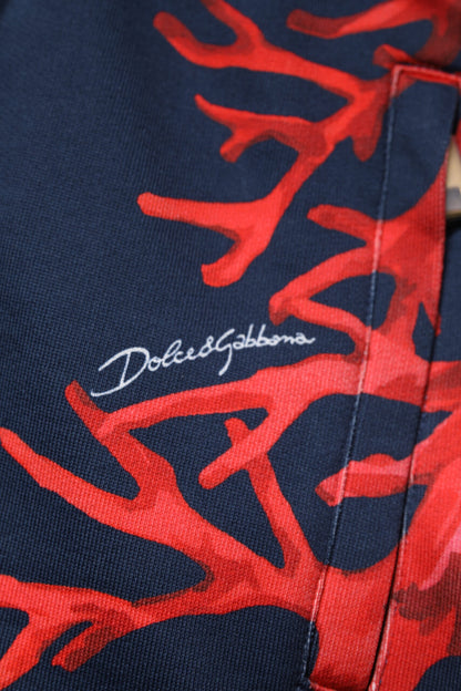 Dark Blue Corals Jogger Men Sweatpants Pants