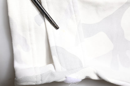 White Camouflage Cargo Jogger Sweatpants Pants