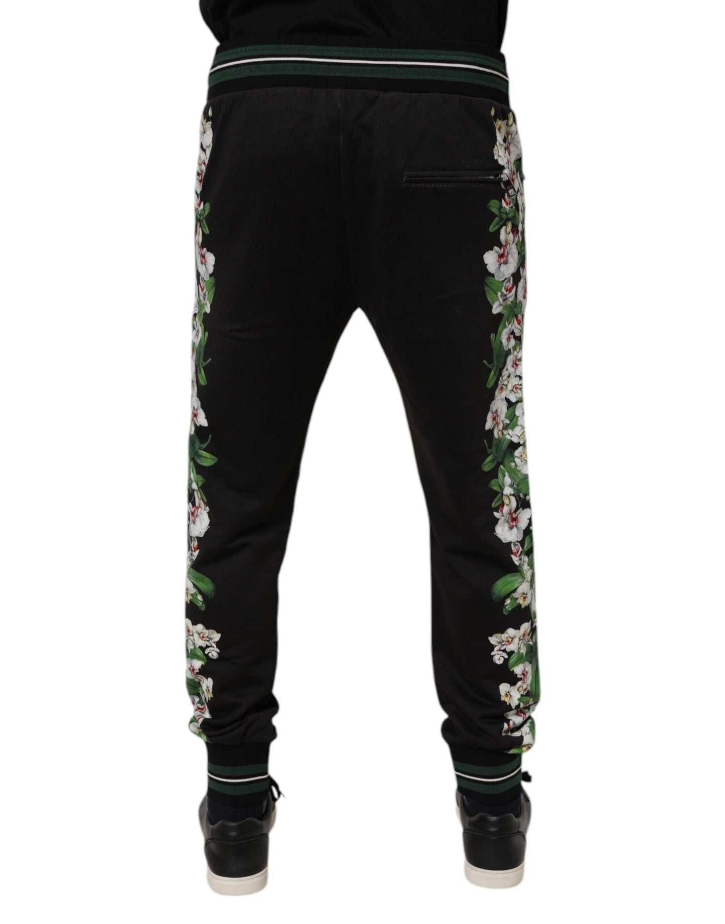 Black Floral King Men Jogger Sweatpants Pants