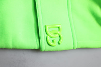 Neon Green Cargo Jogger Men Sweatpants Pants