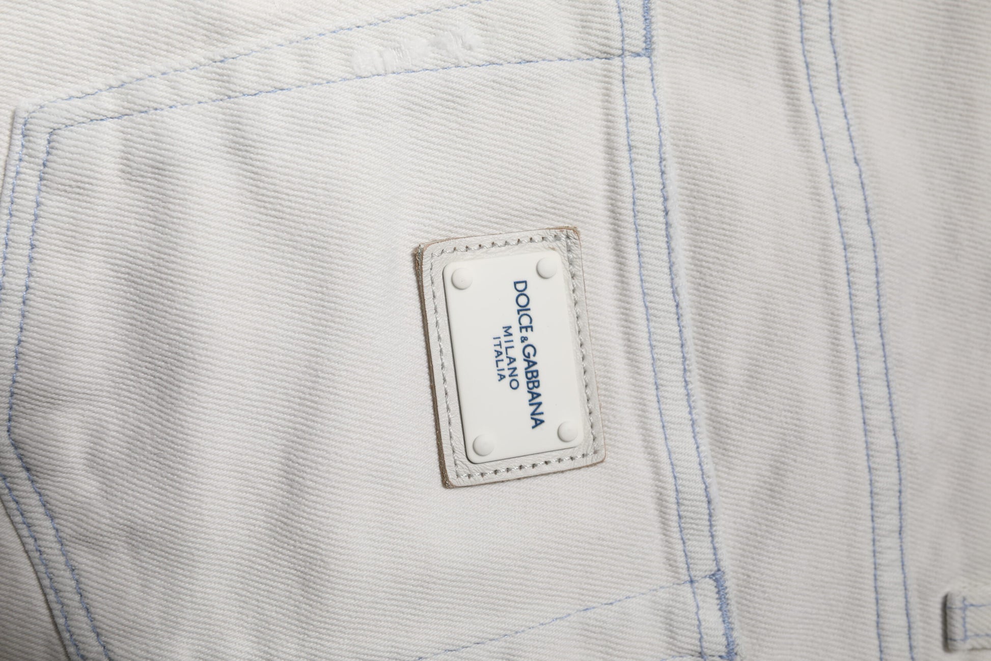 White Cotton Stretch Skinny Slim Denim Jeans