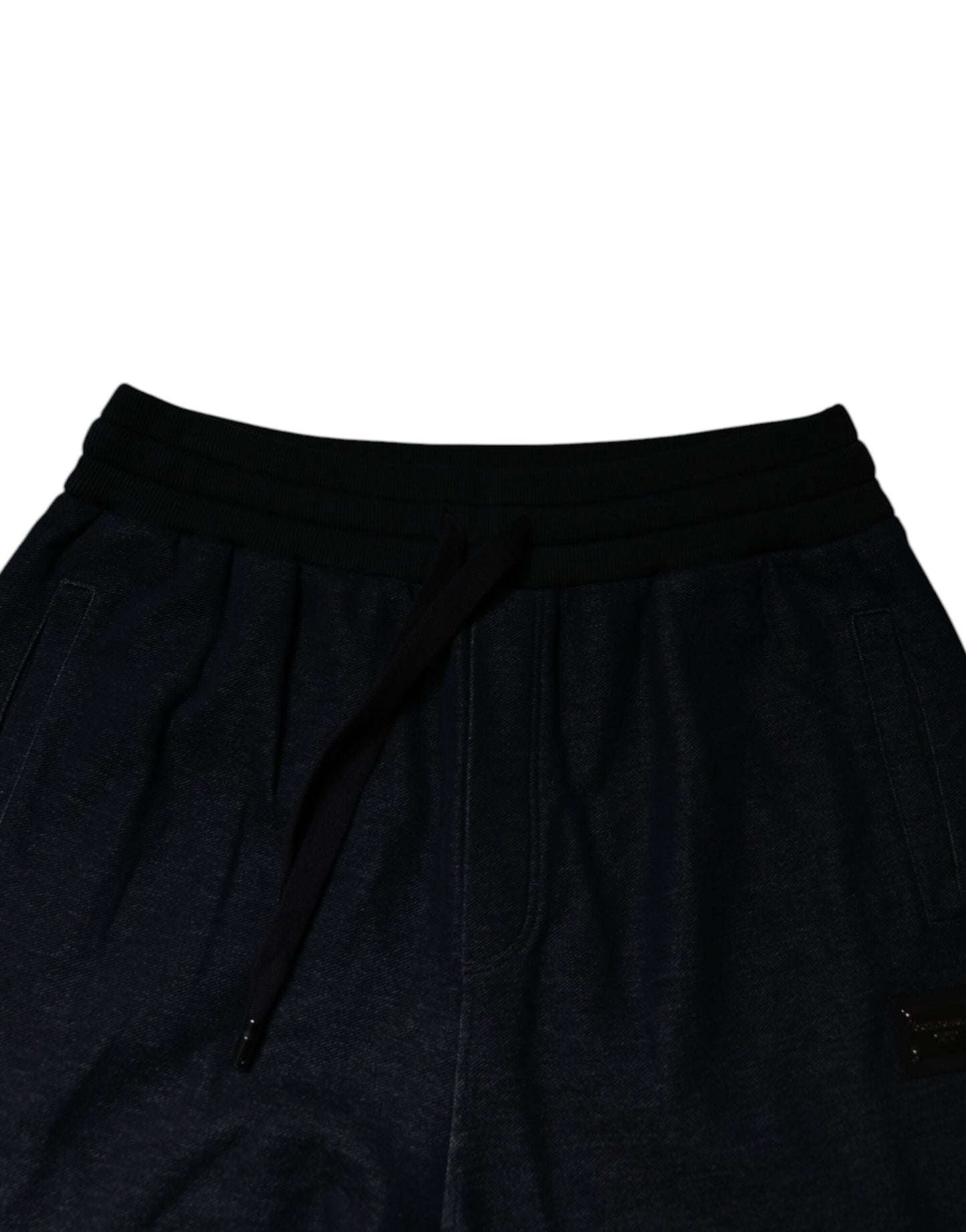 Black Jacquard Jogger Men Sweatpants Pants