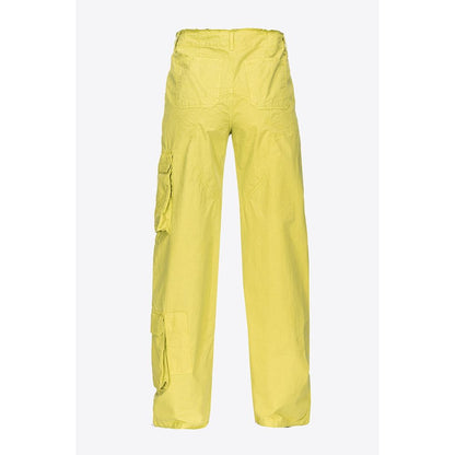 Green Cotton Jeans & Pant