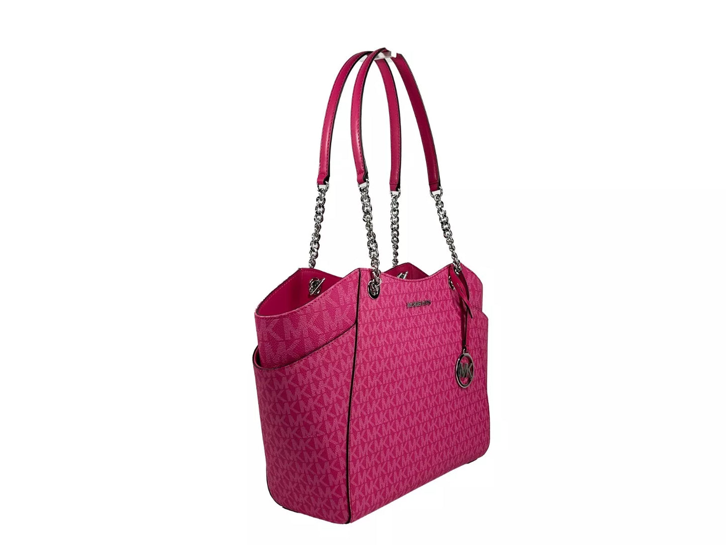 Jet Set Large Chain Shoulder Tote Bag Dragon Fruit