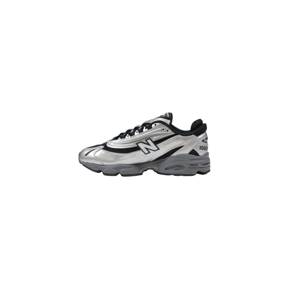 Silver Synthetic Sneaker