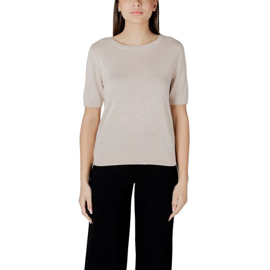 Beige Viscose Tops & T-Shirt