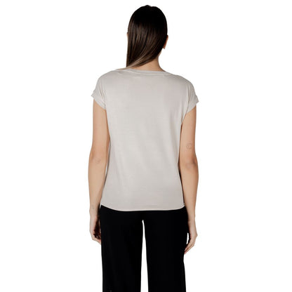 Beige Viscose Tops & T-Shirt