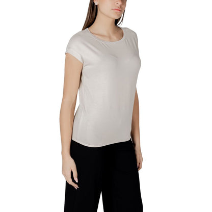 Beige Viscose Tops & T-Shirt