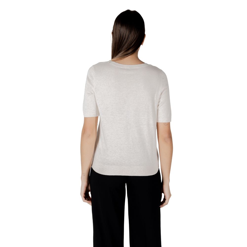 Beige Viscose Tops & T-Shirt