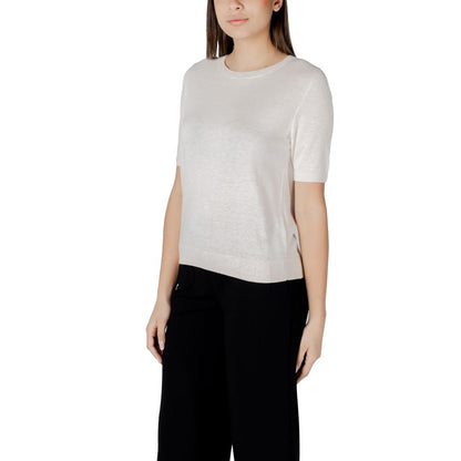 Beige Viscose Tops & T-Shirt